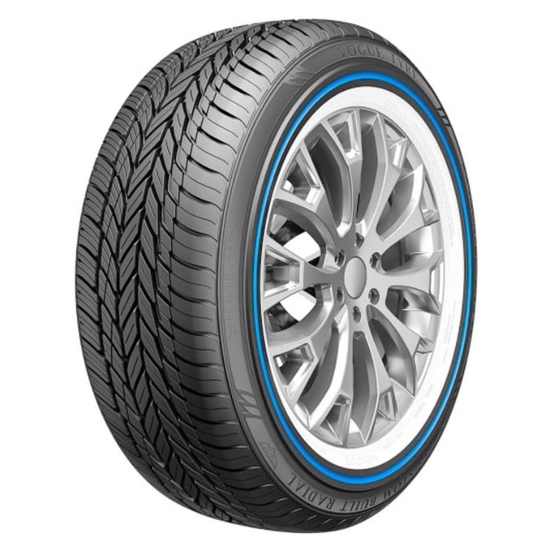 Set of (2) New P 245/40R20 Vogue Custom Built Radial Blue Stripe 99V - Image 1