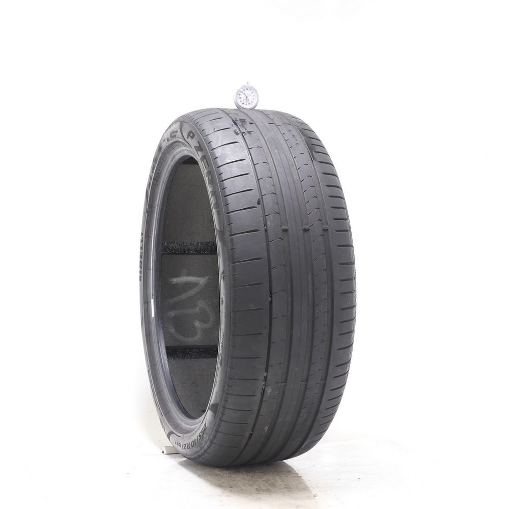 Set of (2) Used 255/40R21 Pirelli P Zero PNCS PZ4 Seal Inside 102Y - 5.5-6.5/32 - Image 1