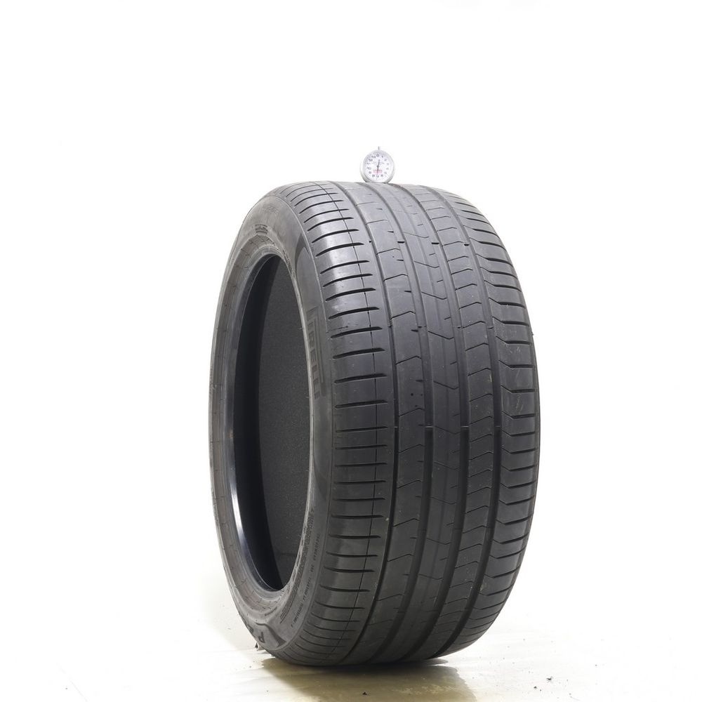 Set of (2) Used 285/40R19 Pirelli P Zero PZ4 TO Elect PNCS 107Y - 7/32 - Image 1