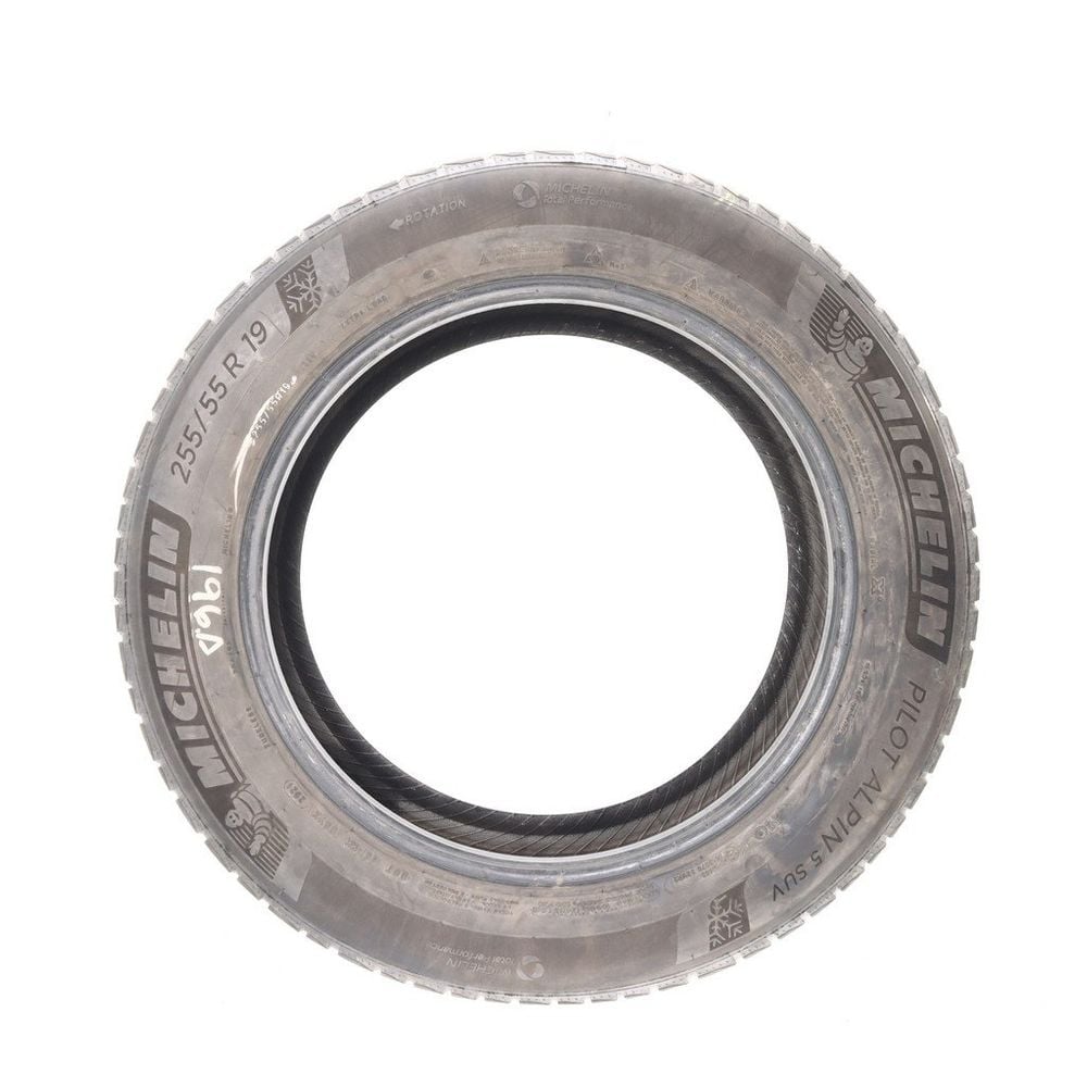 Used 255/55R19 Michelin Pilot Alpin 5 SUV NO 111V - 5.5/32 - Image 3