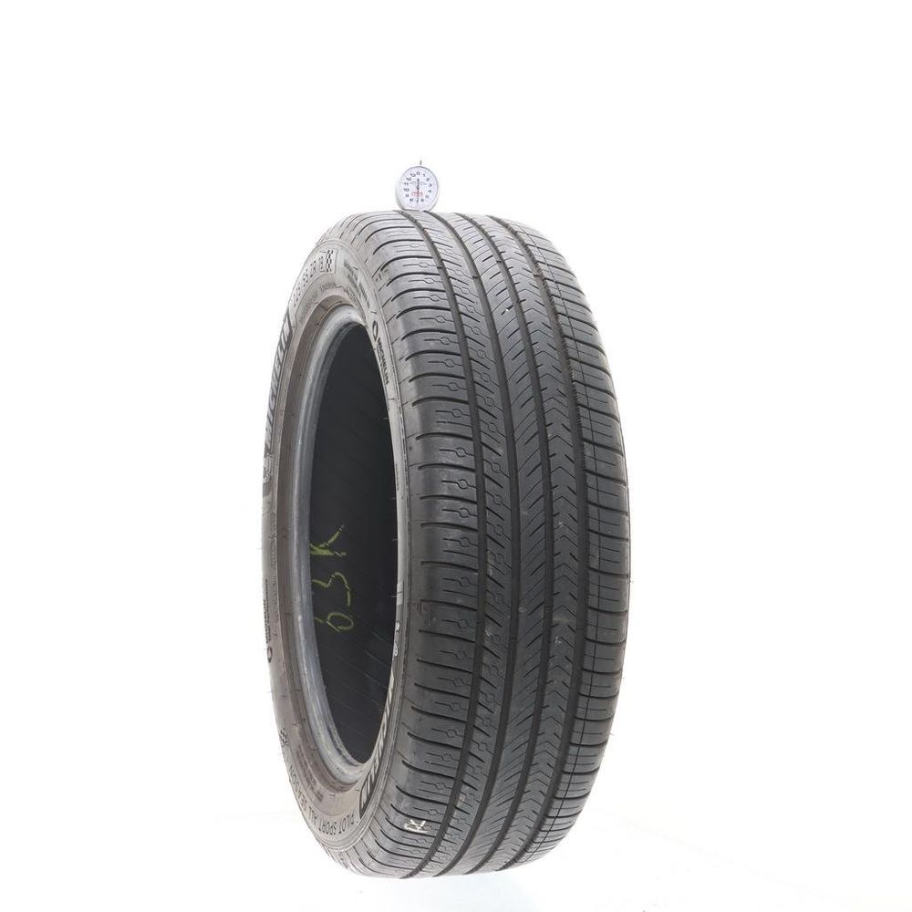 Set of (2) Used 225/55ZR19 Michelin Pilot Sport All Season 4 103Y - 6.5-8/32 - Image 1