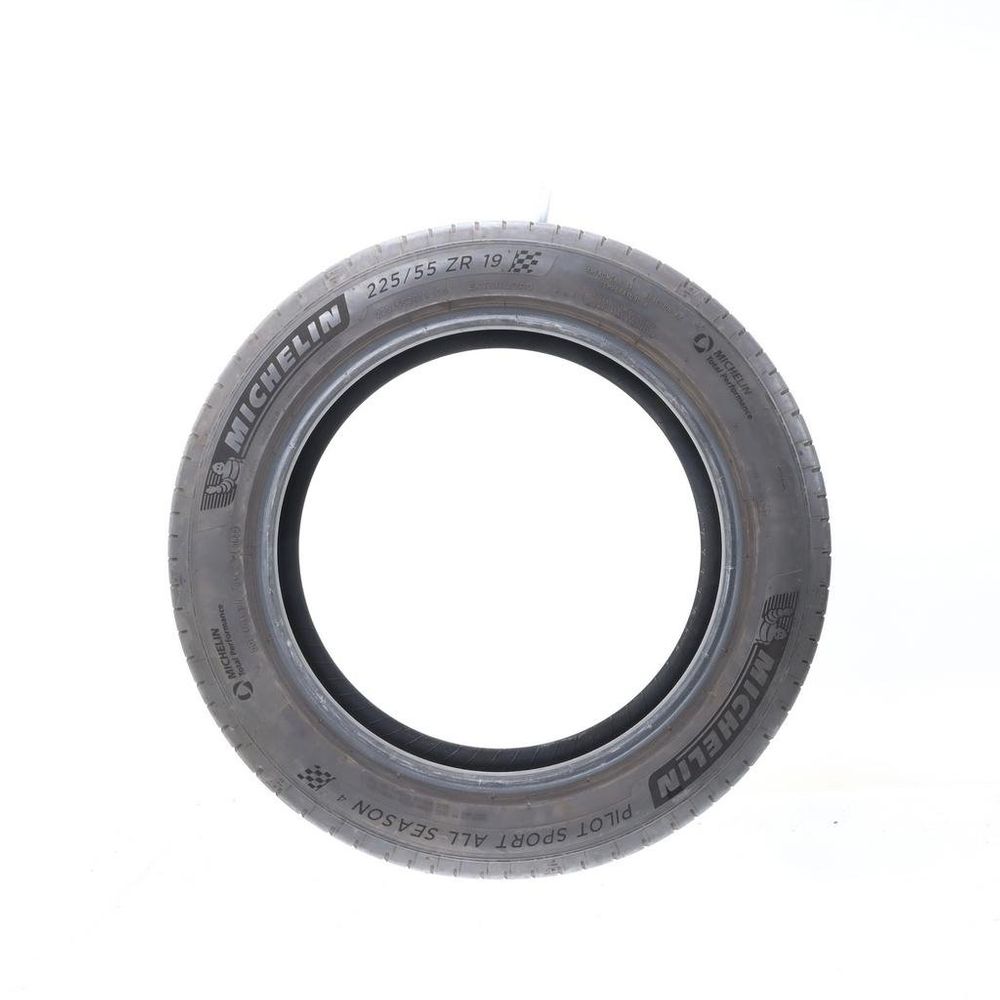 Set of (2) Used 225/55ZR19 Michelin Pilot Sport All Season 4 103Y - 6.5-8/32 - Image 3