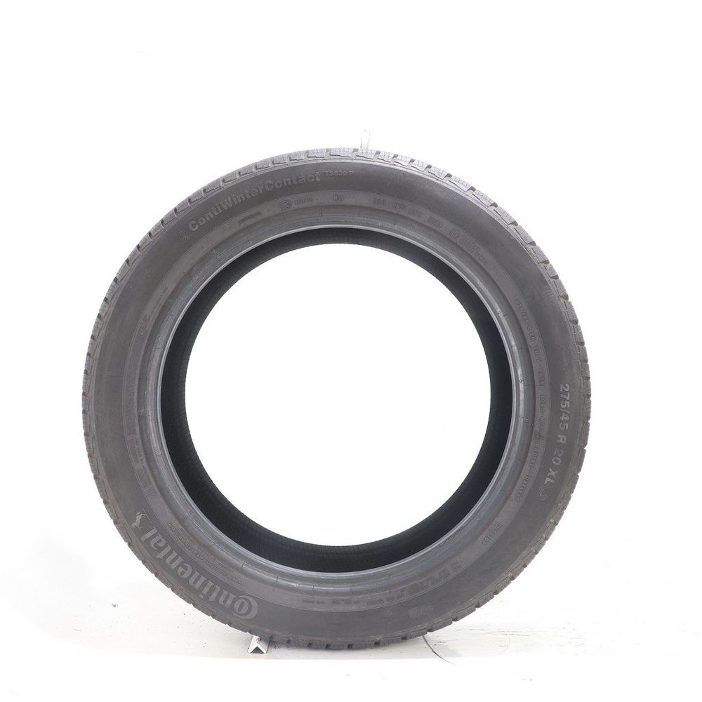 Set of (2) Used 275/45R20 Continental ContiWinterContact TS830P NO 110V - 8.5-9/32 - Image 6
