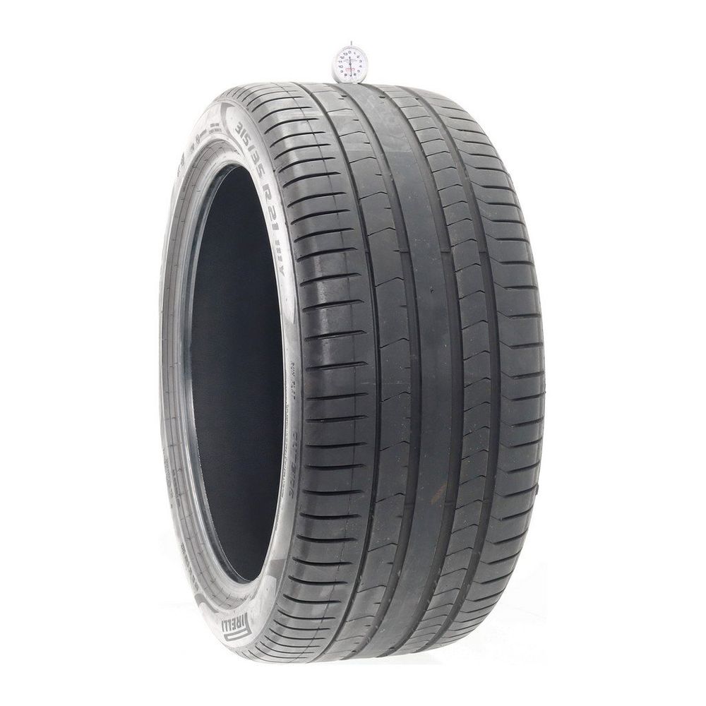 Set of (2) Used 315/35R21 Pirelli P Zero PZ4 Run Flat 111Y - 6.5-7/32 - Image 1
