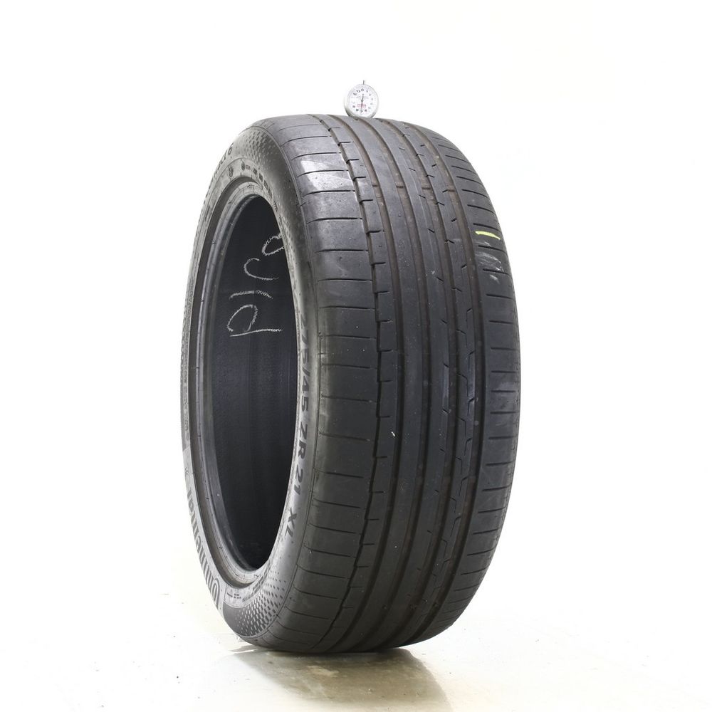 Used 275/45ZR21 Continental SportContact 6 MO1 110Y - 7/32 - Image 1