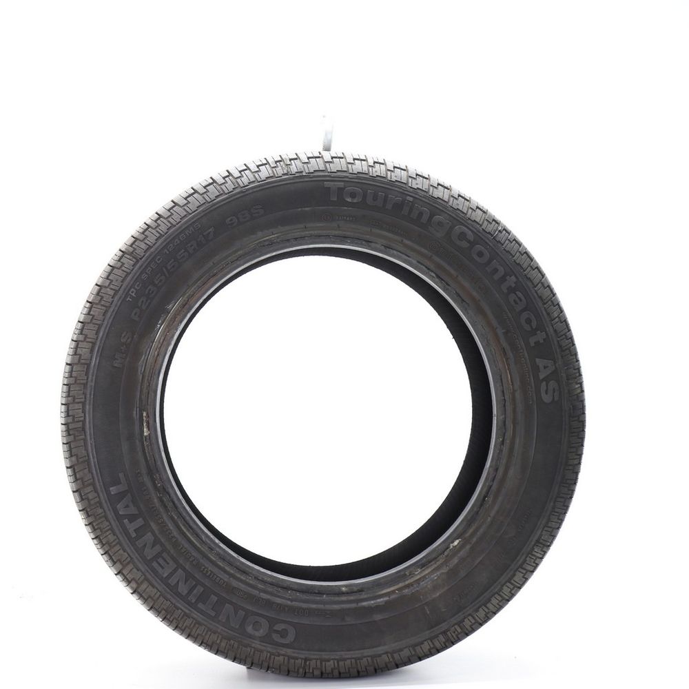 Set of (2) Used 235/55R17 Continental TouringContact AS 98S - 8.5-9/32 - Image 3