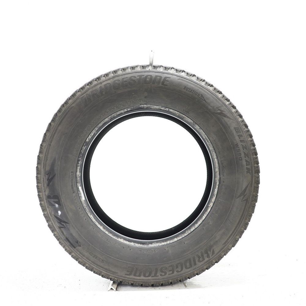 Set of (2) Used 235/65R16 Bridgestone Blizzak WS90 Studless 103T - 8-9/32 - Image 3