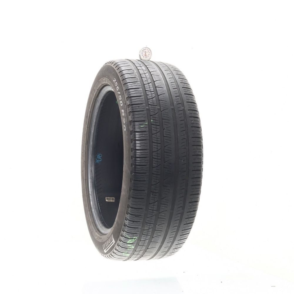 Set of (2) Used 255/50R20 Pirelli Scorpion Verde All Season Plus 109H - 6.5-7.5/32 - Image 1