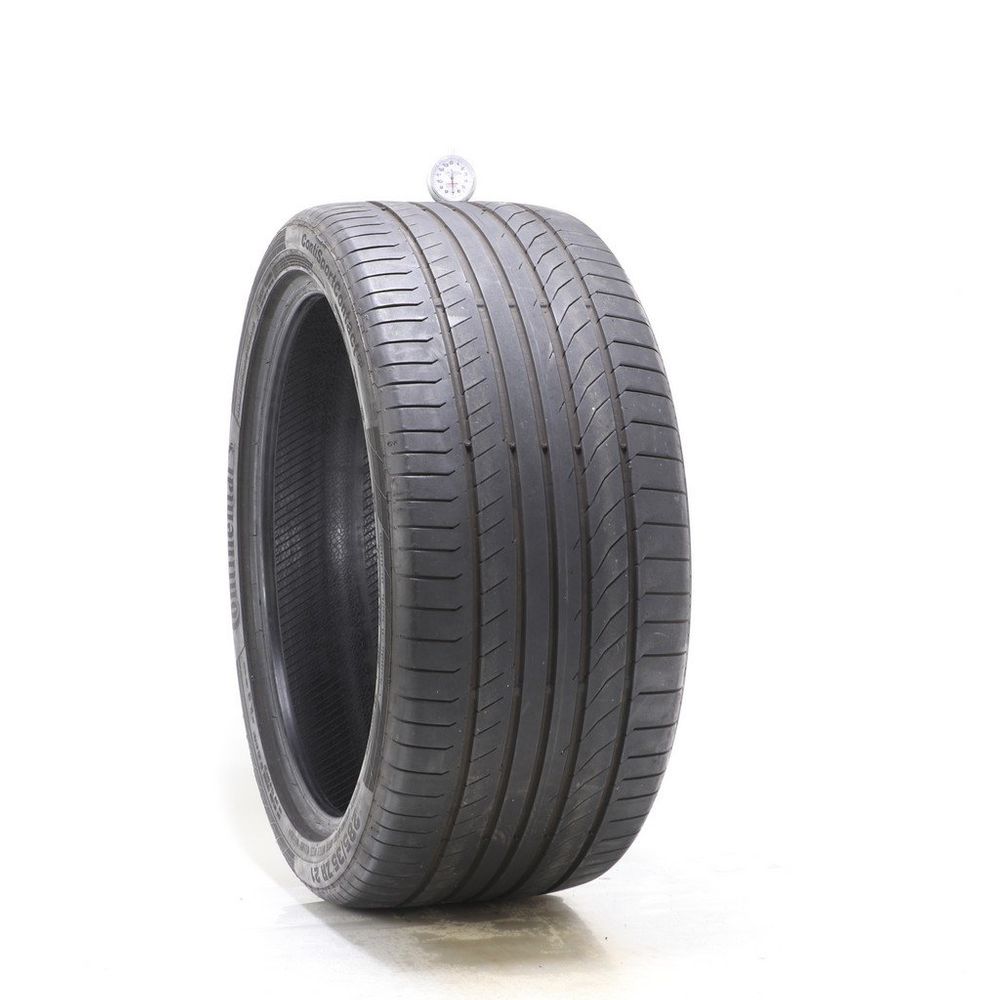 Used 285/35ZR21 Continental ContiSportContact 5P MO 105Y - 7/32 - Image 1