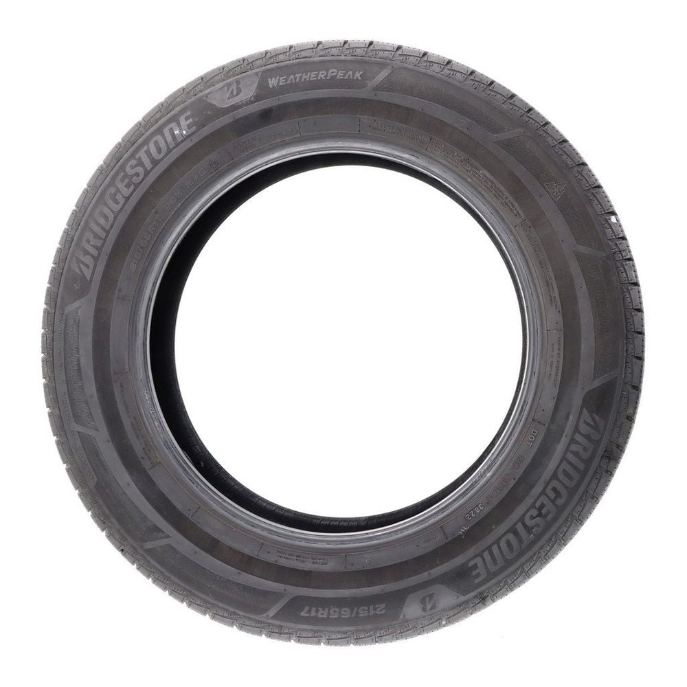 Set of (4) Used 215/65R17 Bridgestone WeatherPeak 99H - 8-9/32 - Image 3