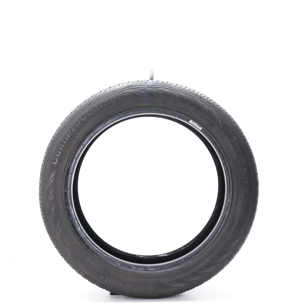 Set of (2) Used 205/50R17 Continental ContiProContact 89V - 6-7.5/32 - Image 3
