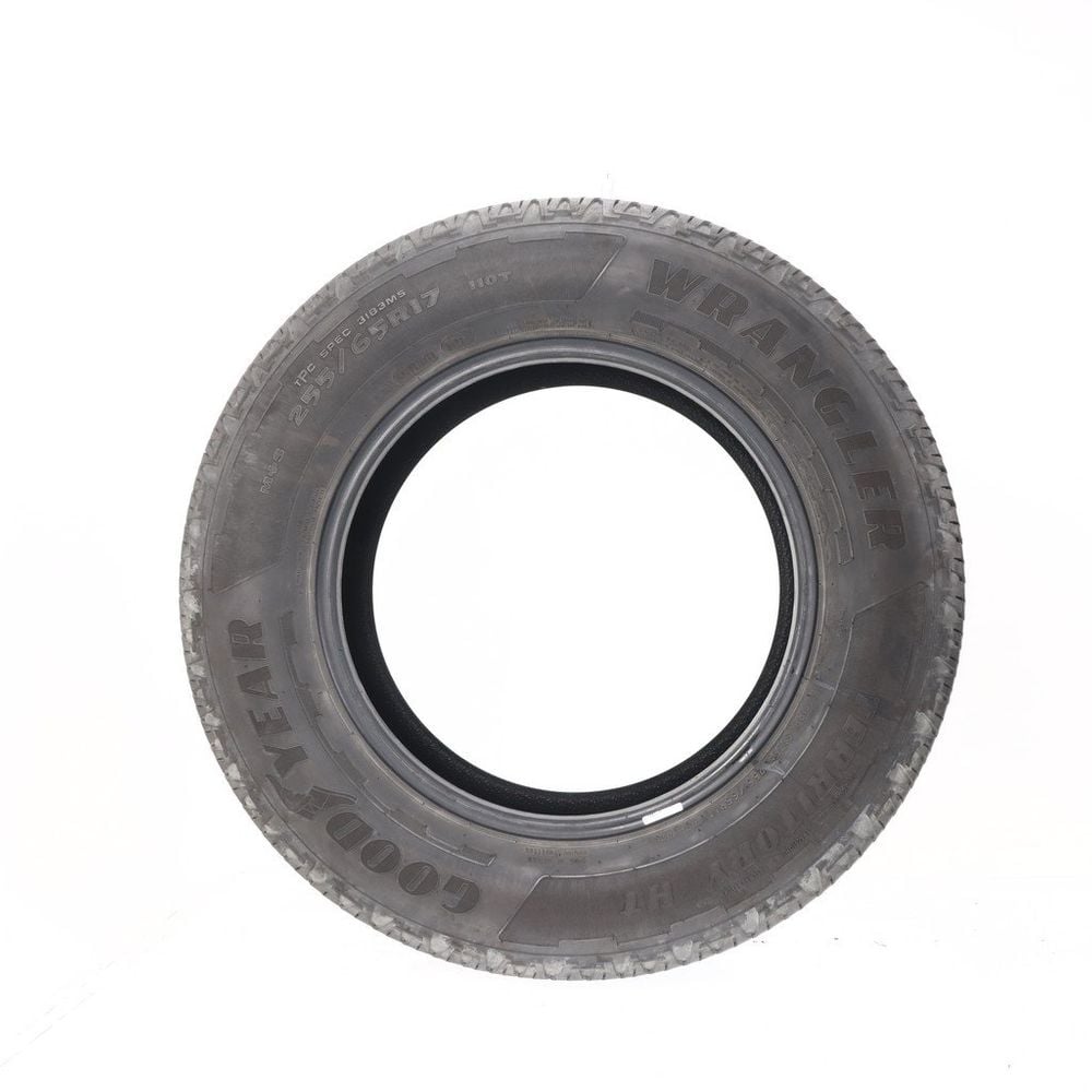 Set of (4) Used 255/65R17 Goodyear Wrangler Territory HT 110T - 6.5-7.5/32 - Image 3