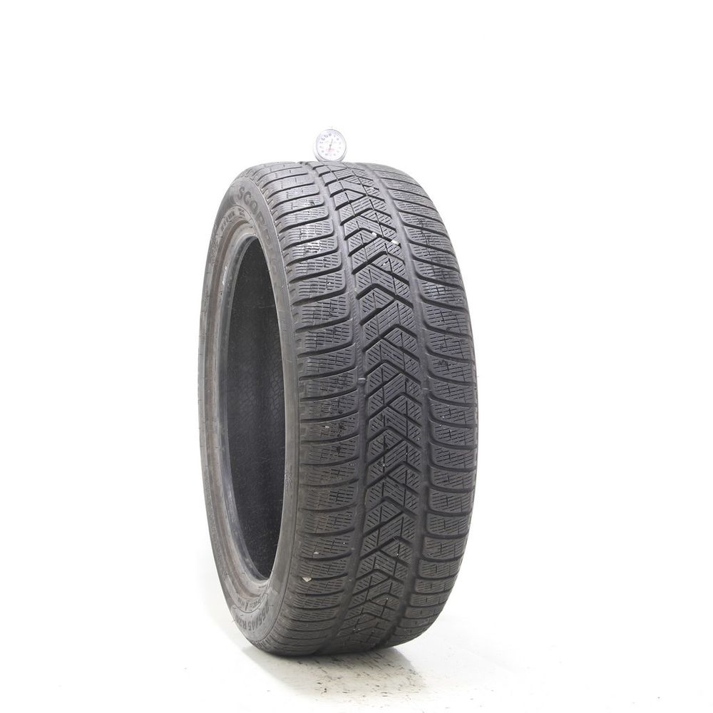 Set of (2) Used 255/45R20 Pirelli Scorpion Winter Run Flat 101H - 7.5-8.5/32 - Image 1