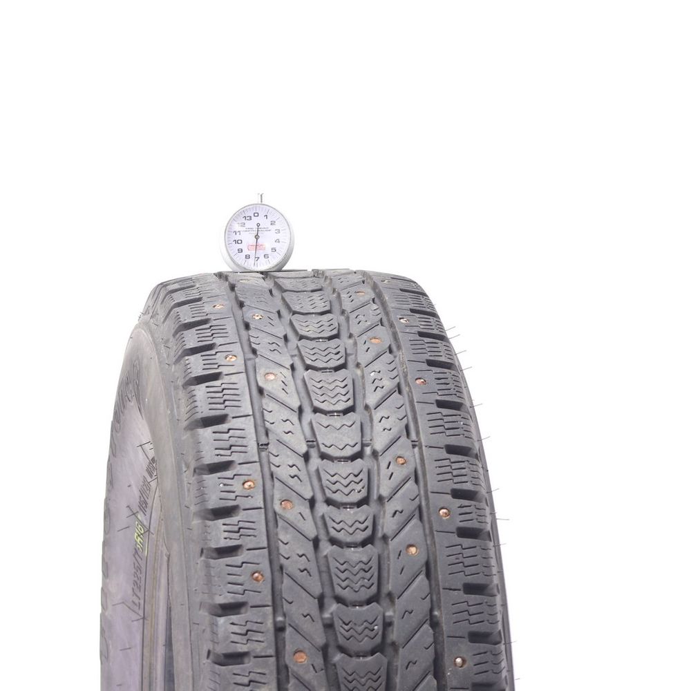 Used LT 225/75R16 Firestone Winterforce LT Studded 115/112R E - 7/32 - Image 2