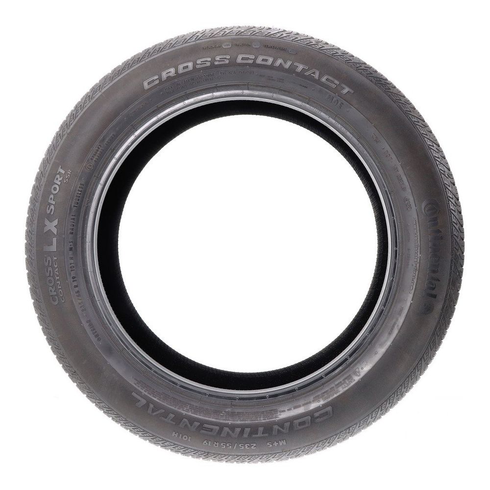 Set of (2) Used 235/55R19 Continental CrossContact LX Sport SSR MOE 101H - 8-8.5/32 - Image 6