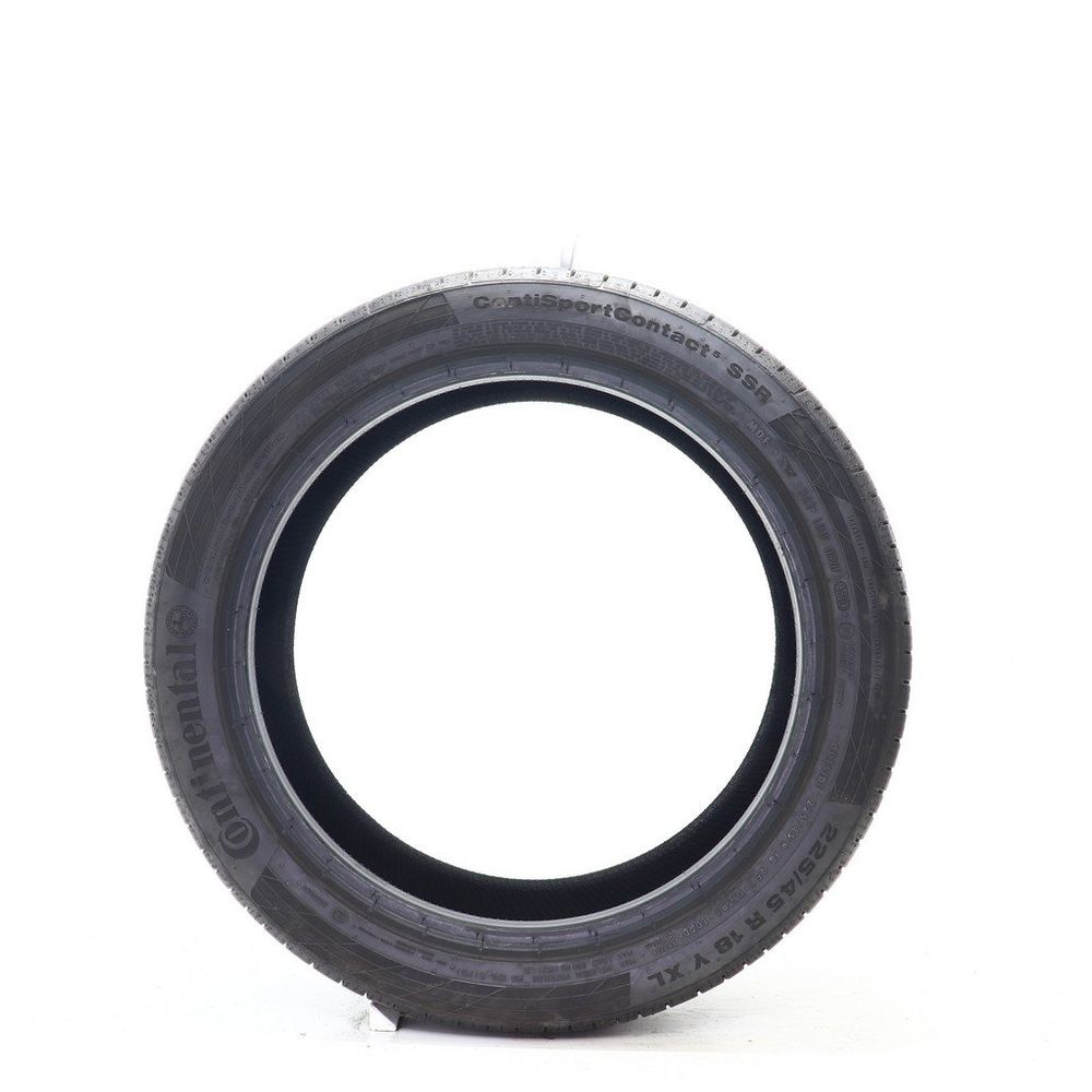 Set of (2) Used 225/45R18 Continental ContiSportContact 5 SSR MOE 95Y - 8-8.5/32 - Image 3