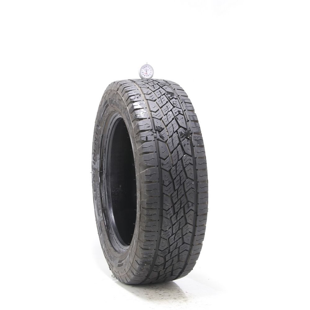 Set of (2) Used 225/60R17 Continental TerrainContact AT 99H - 6.5-7/32 - Image 1