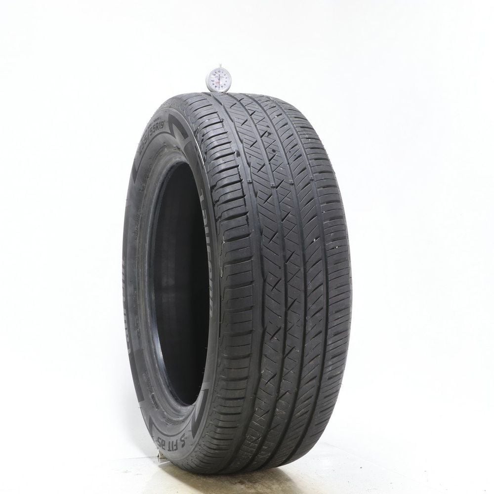 Set of (2) Used 255/55R19 Laufenn S Fit AS 111V - 7/32 - Image 1