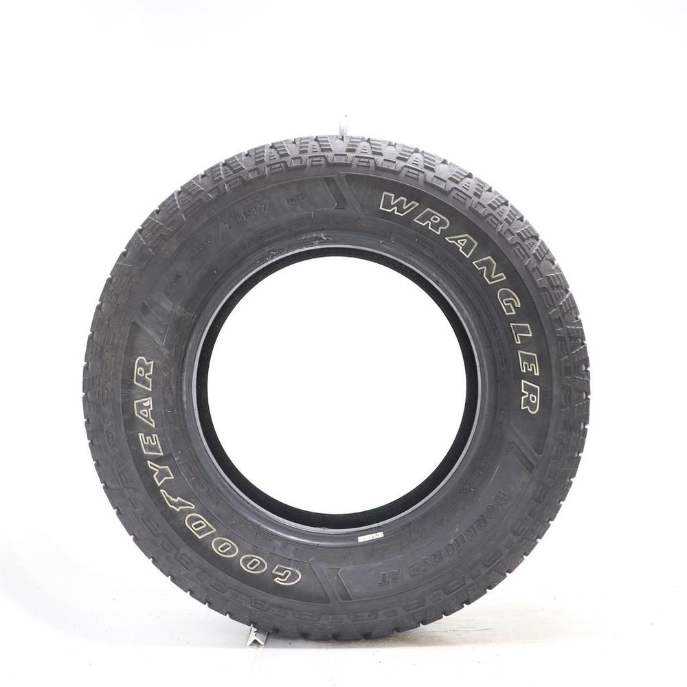 Set of (2) Used 255/70R17 Goodyear Wrangler Workhorse AT 112T - 8.5-10/32 - Image 3