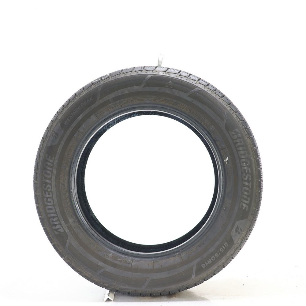 Set of (2) Used 215/60R16 Bridgestone WeatherPeak 95V - 9-9.5/32 - Image 6