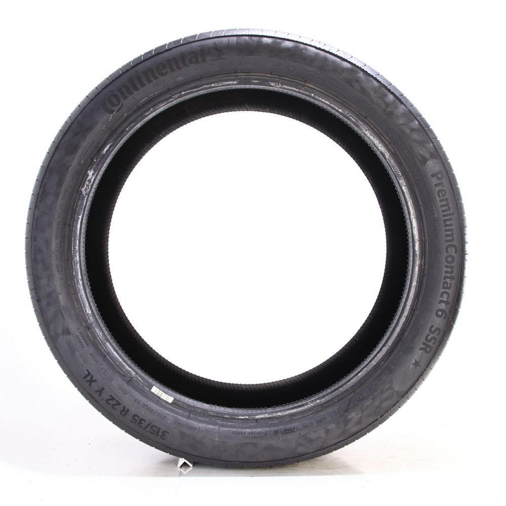 Set of (4) Driven Once 315/35R22 Continental PremiumContact 6 SSR 111Y - 9/32 - Image 3