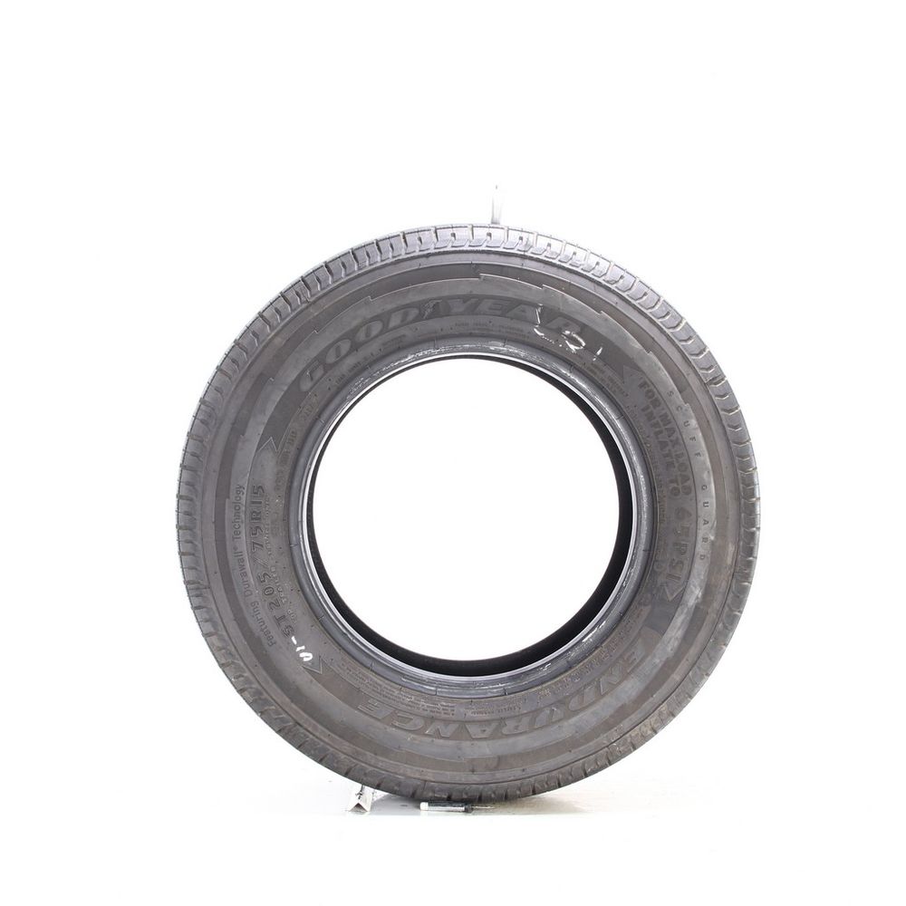 Set of (2) Used ST 205/75R15 Goodyear Endurance 107/102N D - 6.5-7/32 - Image 3