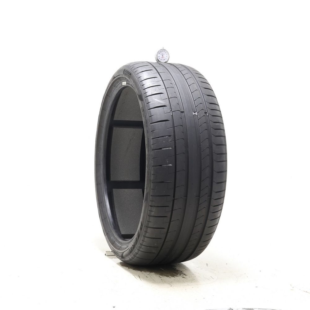 Set of (4) Used 255/35R21 Pirelli P Zero PZ4 MO-S PNCS 98Y - 6-6.5/32 - Image 4