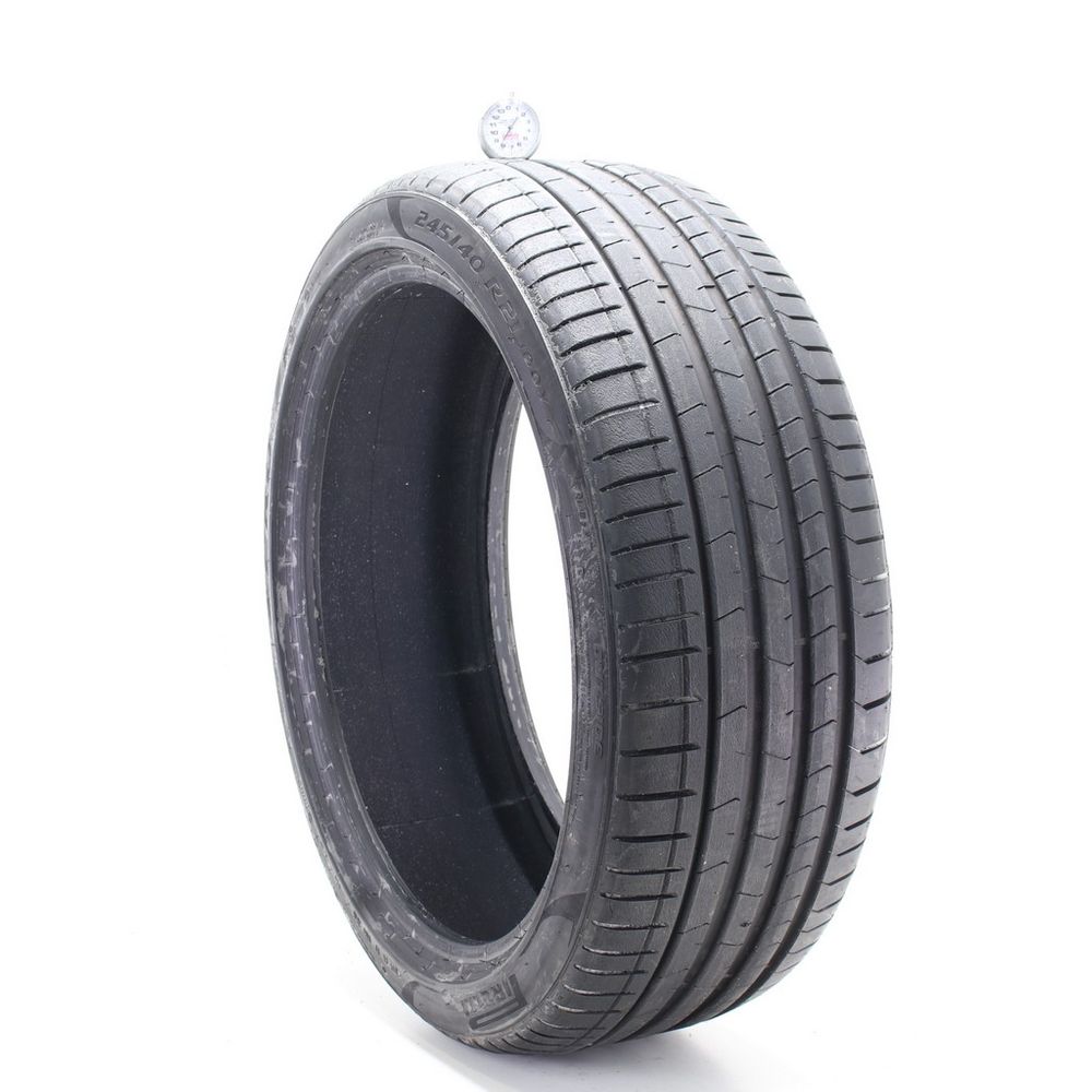 Set of (2) Used 245/40R21 Pirelli P Zero PZ4 Run Flat 100Y - 6.5-8/32 - Image 4