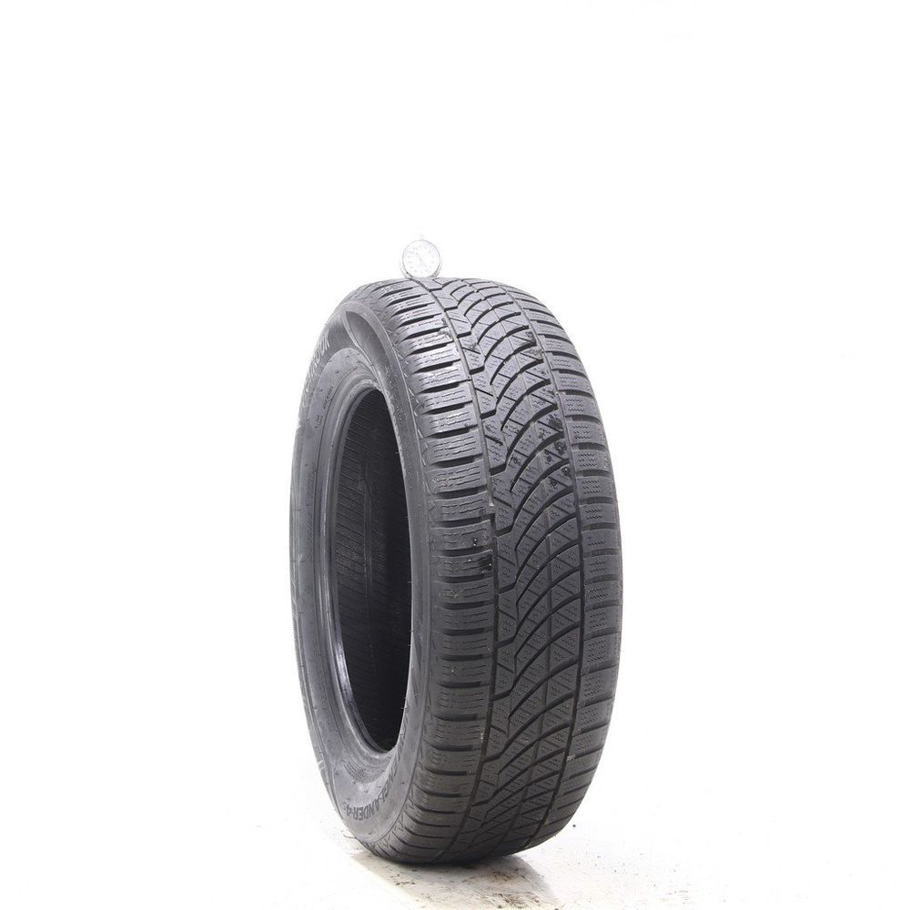 Set of (2) Used 225/60R17 Hankook New Englander 4s 99H - 5.5/32 - Image 1
