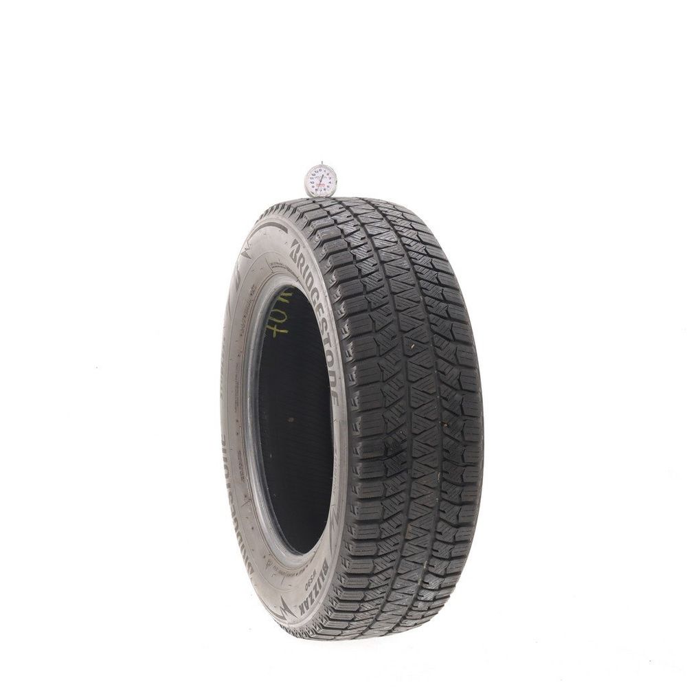 Set of (2) Used 205/65R16 Bridgestone Blizzak WS90 Studless 95T - 7.5-8/32 - Image 1