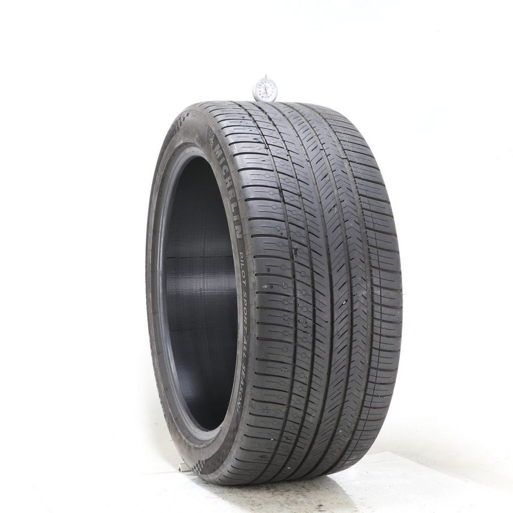 Set of (2) Used 285/40ZR21 Michelin Pilot Sport All Season 4 109Y - 6.5/32 - Image 1
