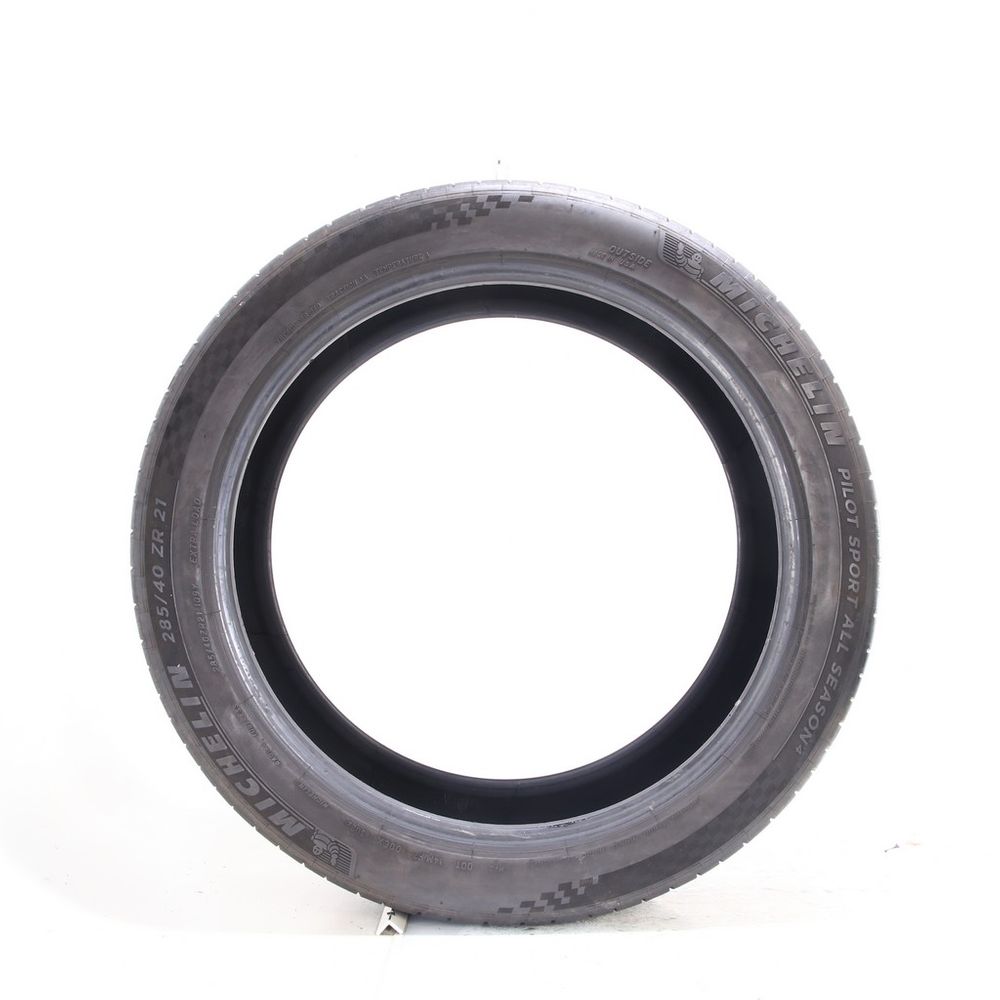 Set of (2) Used 285/40ZR21 Michelin Pilot Sport All Season 4 109Y - 6.5/32 - Image 3