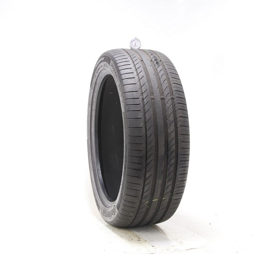 Set of (2) Used 255/45R22 Continental ContiSportContact 5 ContiSilent 107Y - 6-7/32 - Image 4