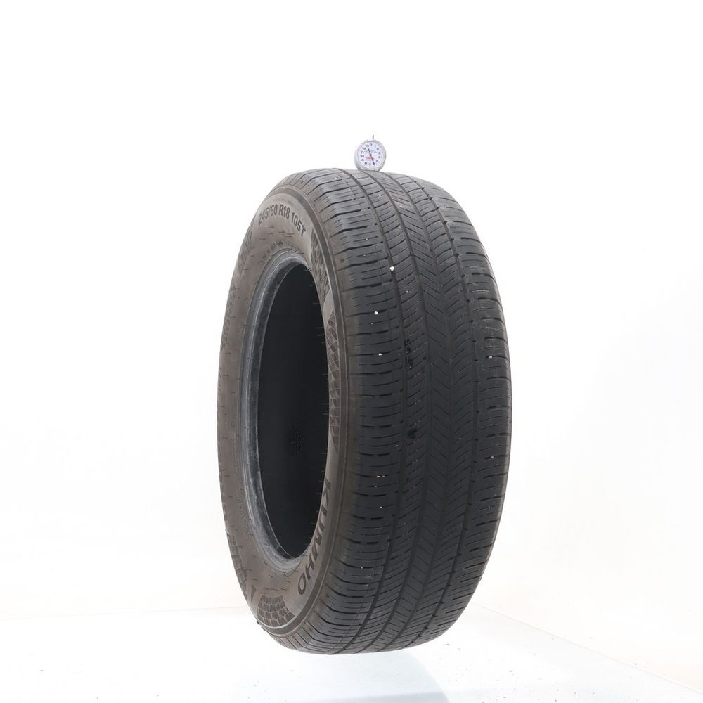 Set of (2) Used 245/60R18 Kumho Crugen HP71 105T - 6/32 - Image 1