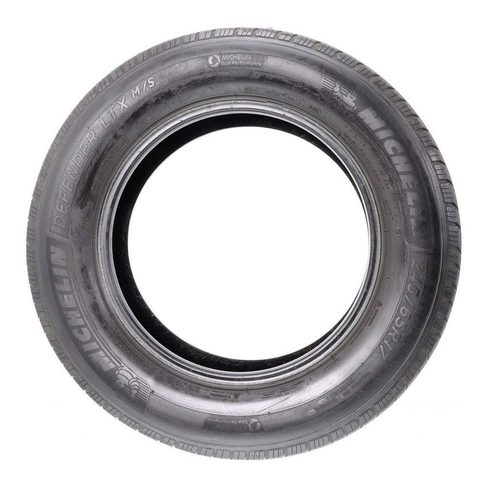 Set of (2) Used 245/65R17 Michelin Defender LTX M/S 107T - 7-7.5/32 - Image 3
