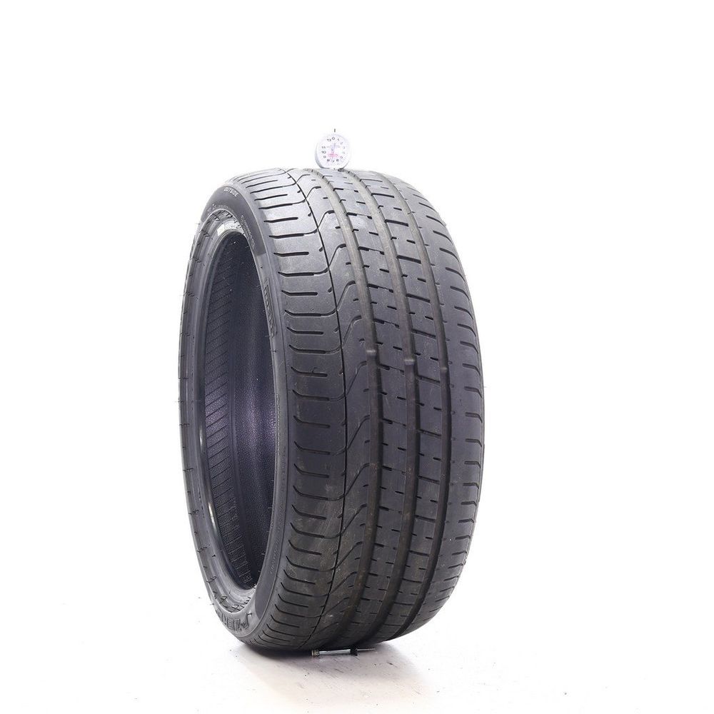 Set of (2) Used 255/35R19 Pirelli P Zero MO 96Y - 7-8/32 - Image 1