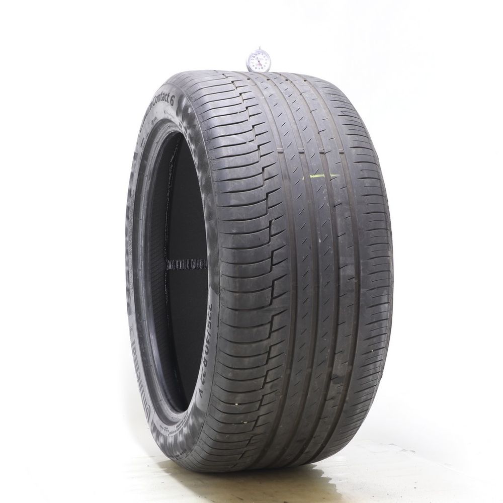 Set of (2) Used 325/40R22 Continental PremiumContact 6 MO-S ContiSilent 114Y - 5.5/32 - Image 1