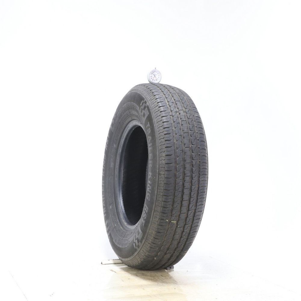 Set of (2) Used ST 205/75R14 Trailer King RST 105/101M D - 5.5-6/32 - Image 1