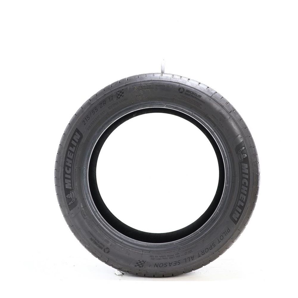 Set of (2) Used 215/55ZR17 Michelin Pilot Sport All Season 4 98Y - 9-9.5/32 - Image 3