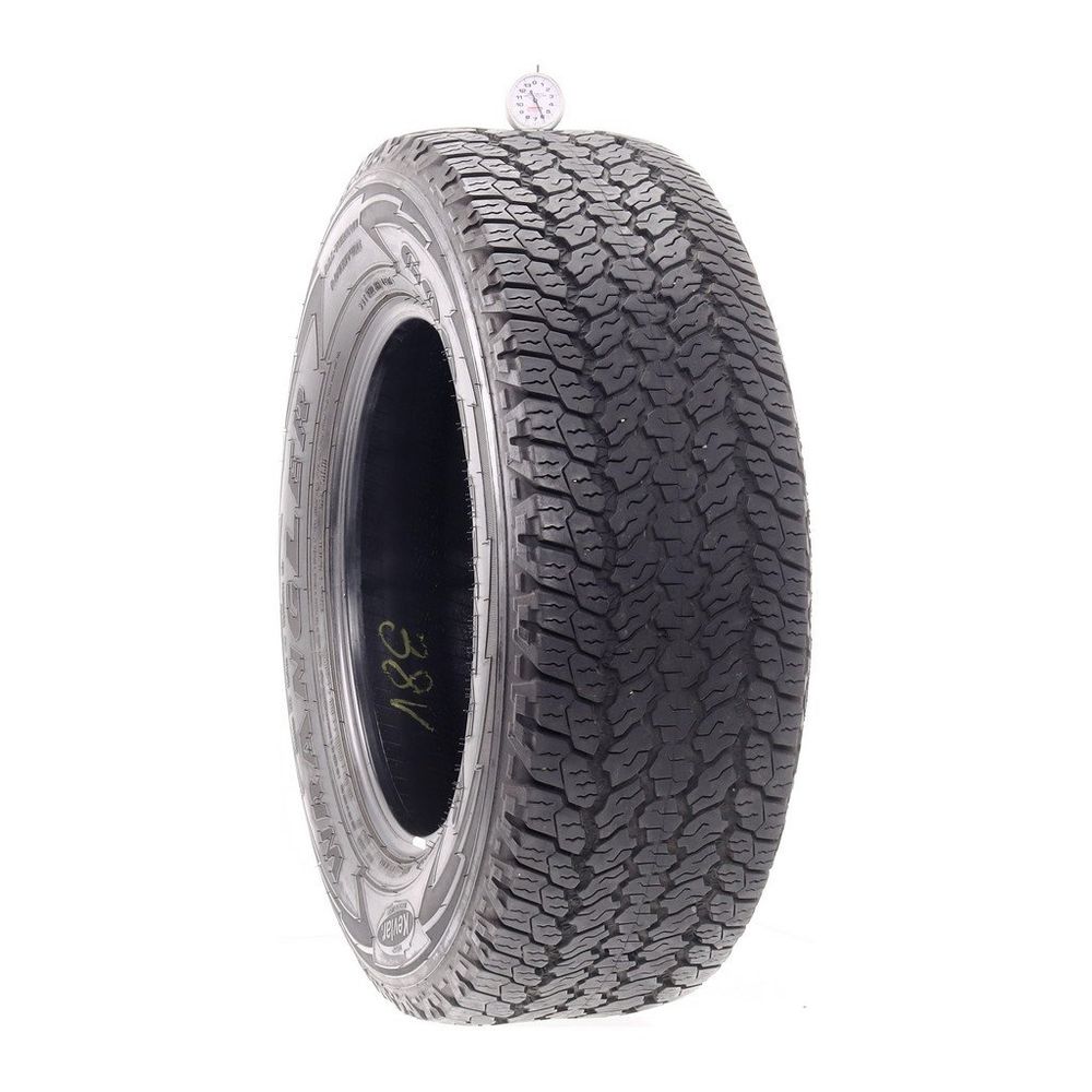 Set of (2) Used 255/65R17 Goodyear Wrangler All-Terrain Adventure Kevlar 110T - 6-6.5/32 - Image 1