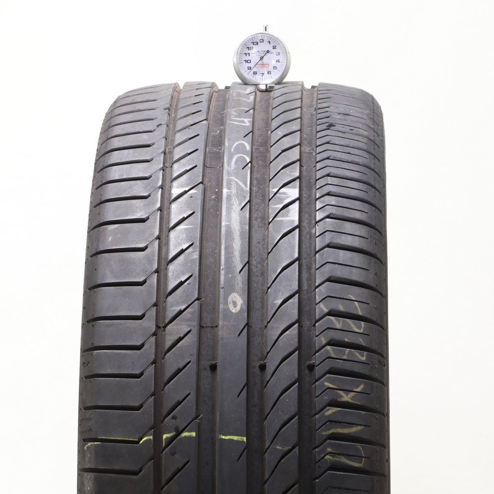 Set of (2) Used 255/45R22 Continental ContiSportContact 5 ContiSilent 107Y - 8.5-9/32 - Image 2