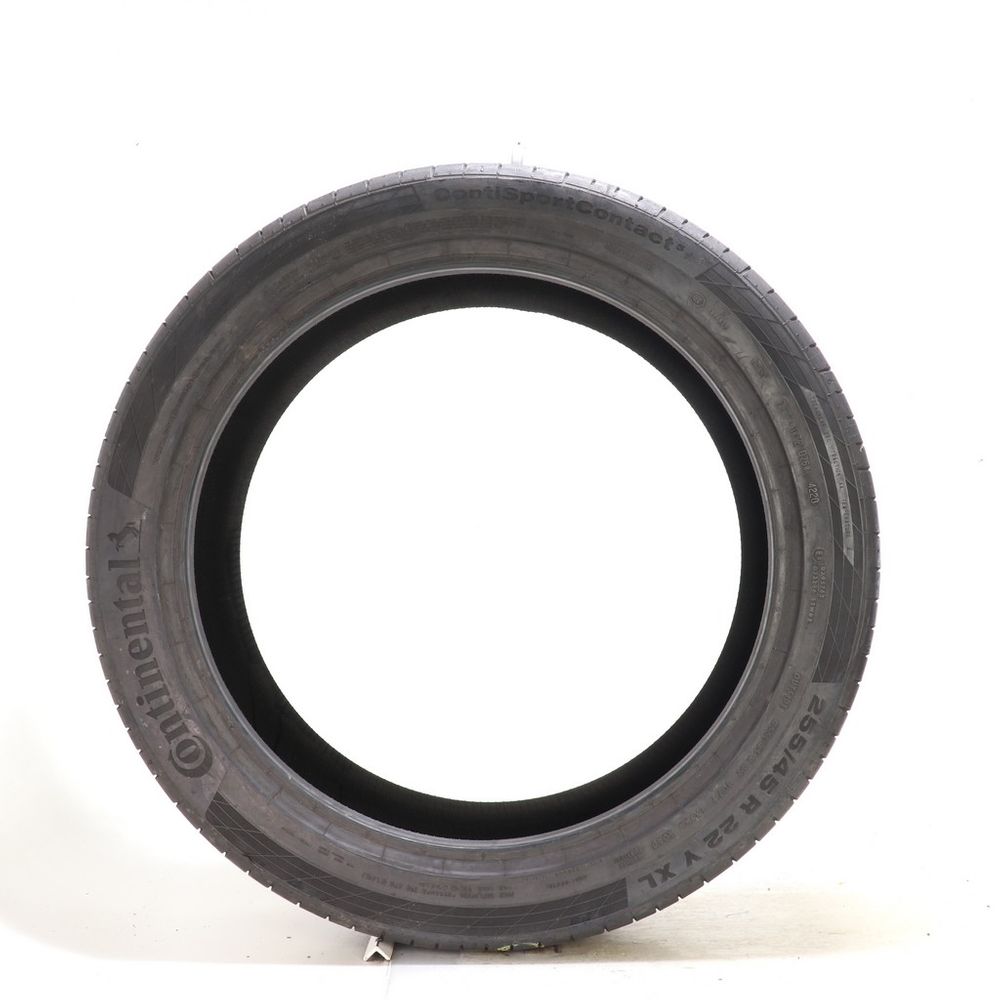 Set of (2) Used 255/45R22 Continental ContiSportContact 5 ContiSilent 107Y - 8.5-9/32 - Image 3