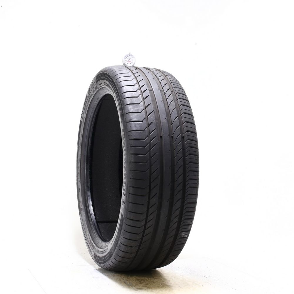 Set of (2) Used 255/45R22 Continental ContiSportContact 5 ContiSilent 107Y - 8.5-9/32 - Image 4
