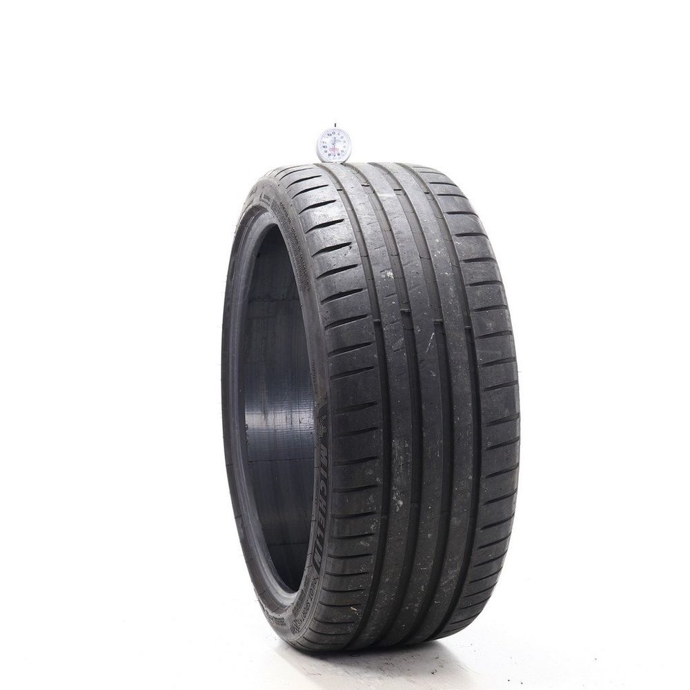 Set of (2) Used 245/35ZR20 Michelin Pilot Sport 4 S NO 95Y - 7-8/32 - Image 1