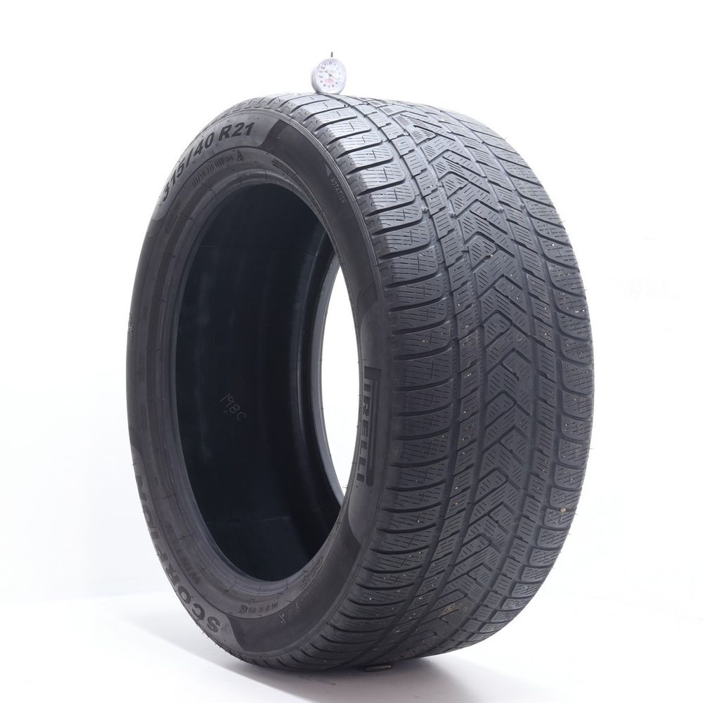Set of (2) Used 315/40R21 Pirelli Scorpion Winter MO 115V - 4.5/32 - Image 1