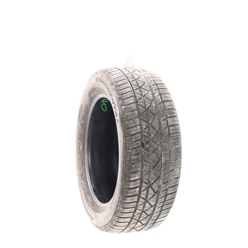 Set of (2) Used 235/55ZR17 Continental SureContact RX 99W - 7-7.5/32 - Image 1