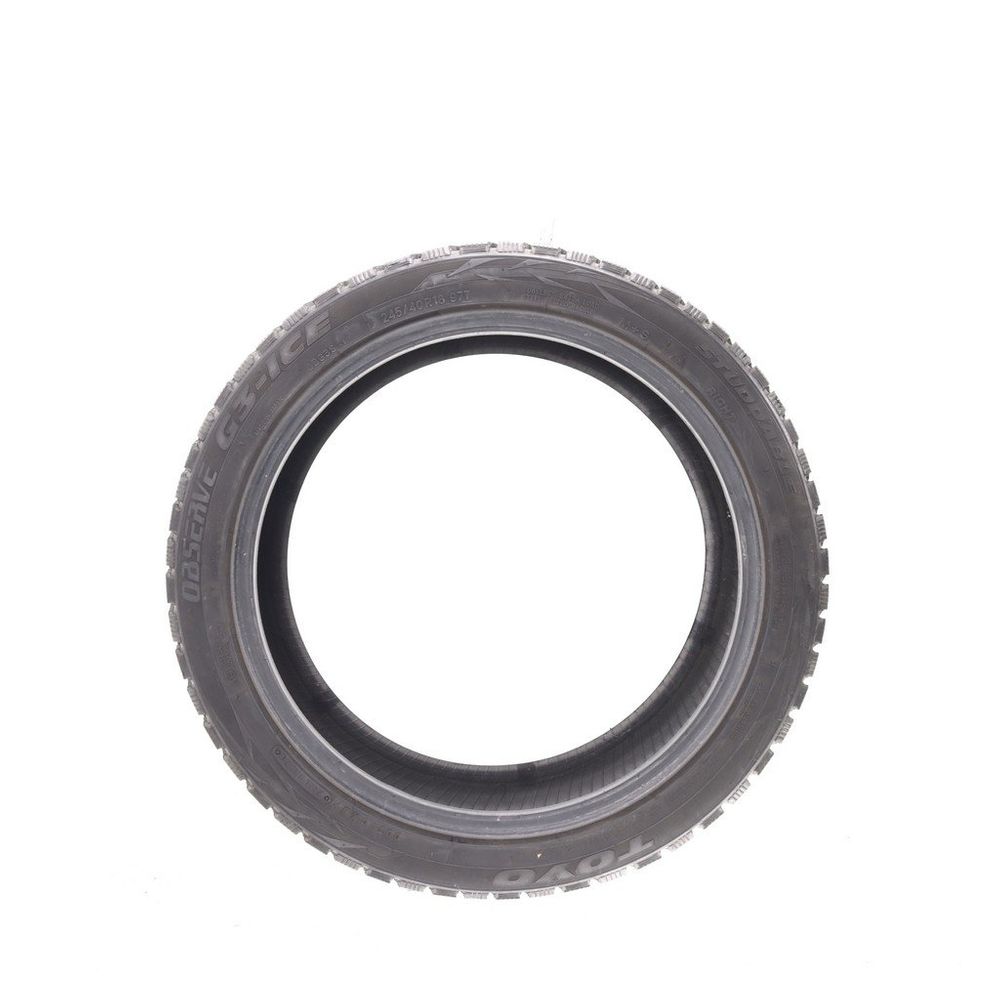 Used 245/40R18 Toyo Observe G3-Ice Studdable 97T - 9/32 - Image 3