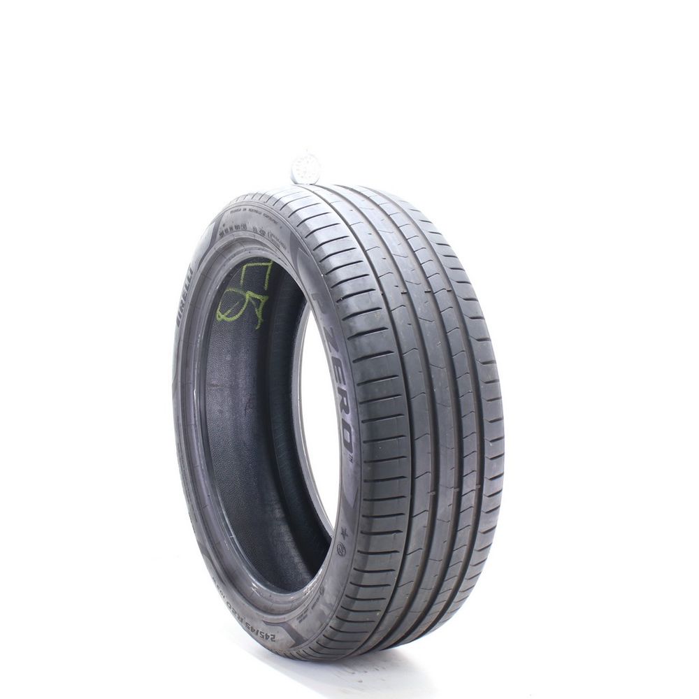 Set of (2) Used 245/45R20 Pirelli P Zero PZ4 Run Flat 103W - 6-7.5/32 - Image 4
