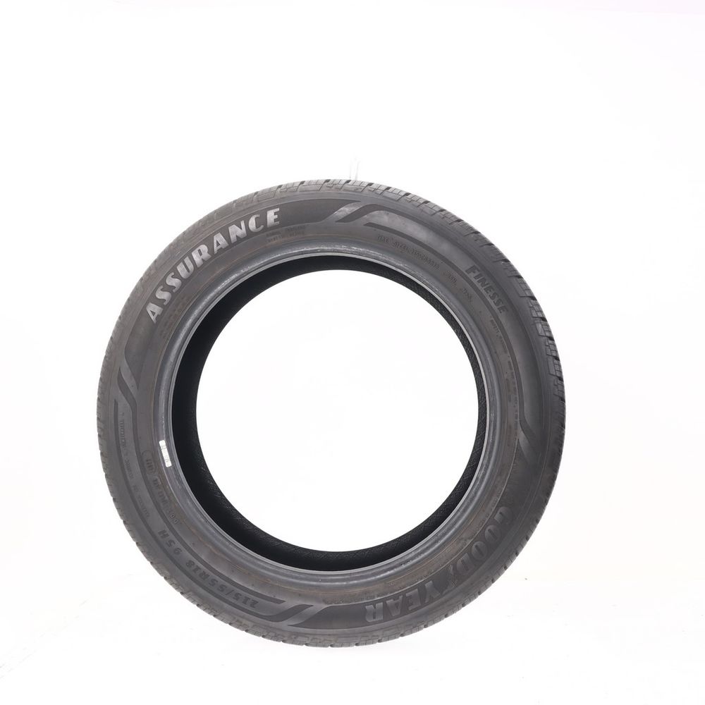 Set of (2) Used 215/55R18 Goodyear Assurance Finesse 95H - 7.5/32 - Image 3
