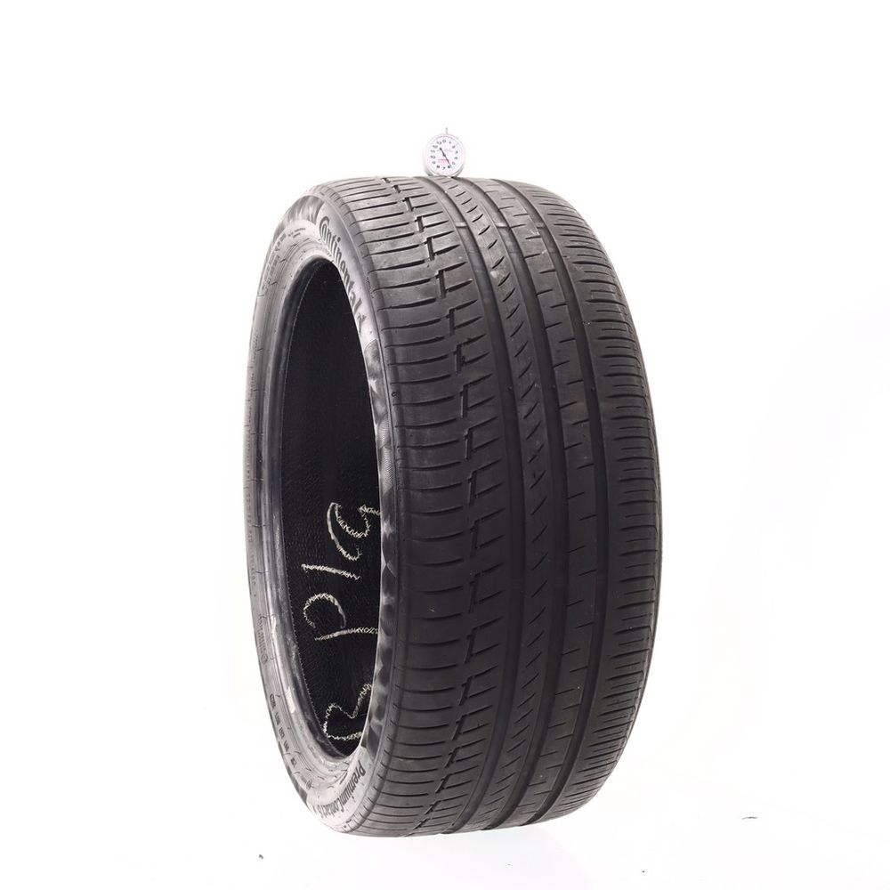 Set of (2) Used 275/35R22 Continental PremiumContact 6 104Y - 5.5/32 - Image 1